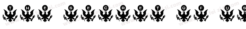 The Secret of Us (Deluxe)字体转换